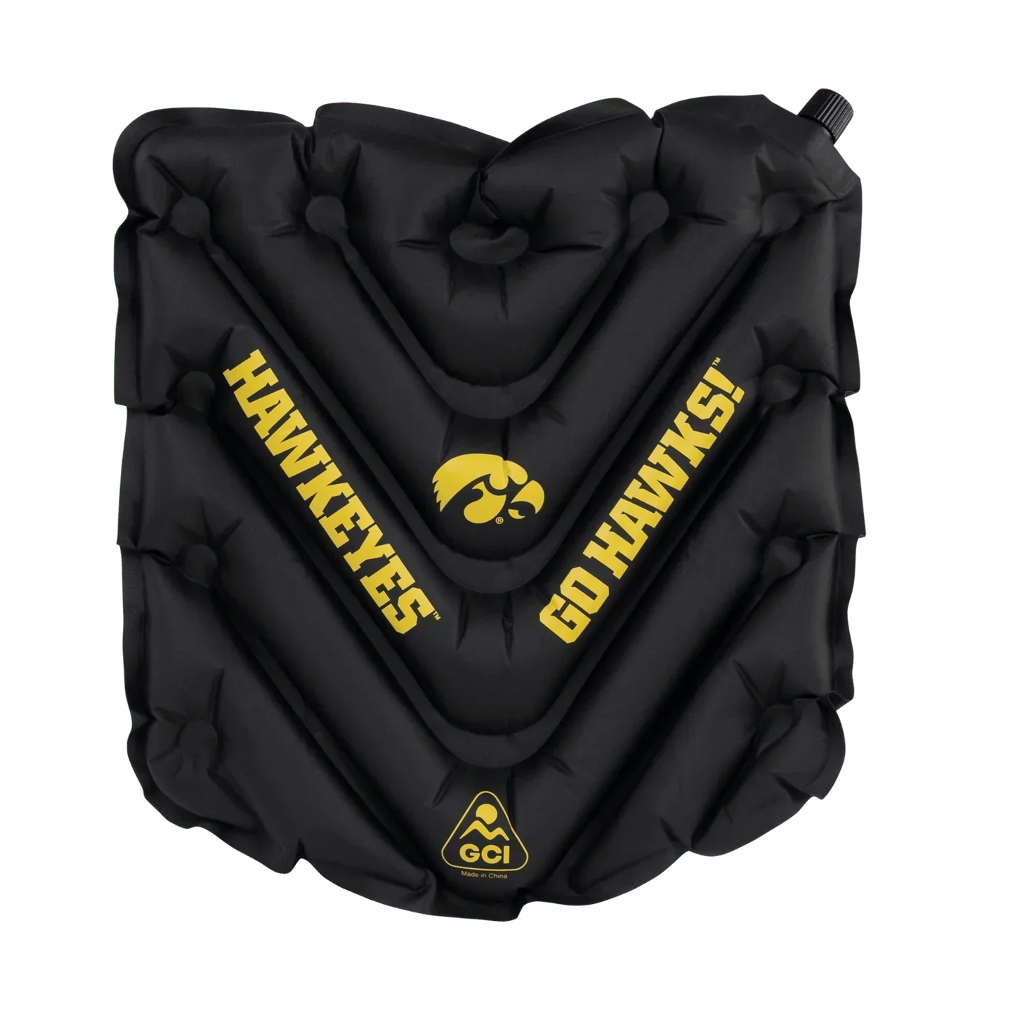 College V Seat™ Inflatable Stadium Cushion - Iowa Hawkeyes - Game Day Comfort
