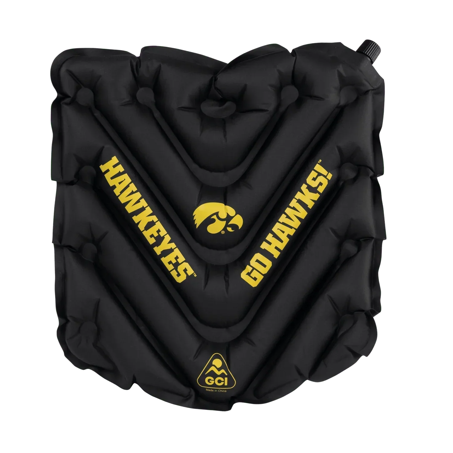 College V Seat™ Inflatable Stadium Cushion - Iowa Hawkeyes - Game Day Comfort