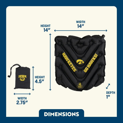 College V Seat™ Inflatable Stadium Cushion - Iowa Hawkeyes - Game Day Comfort