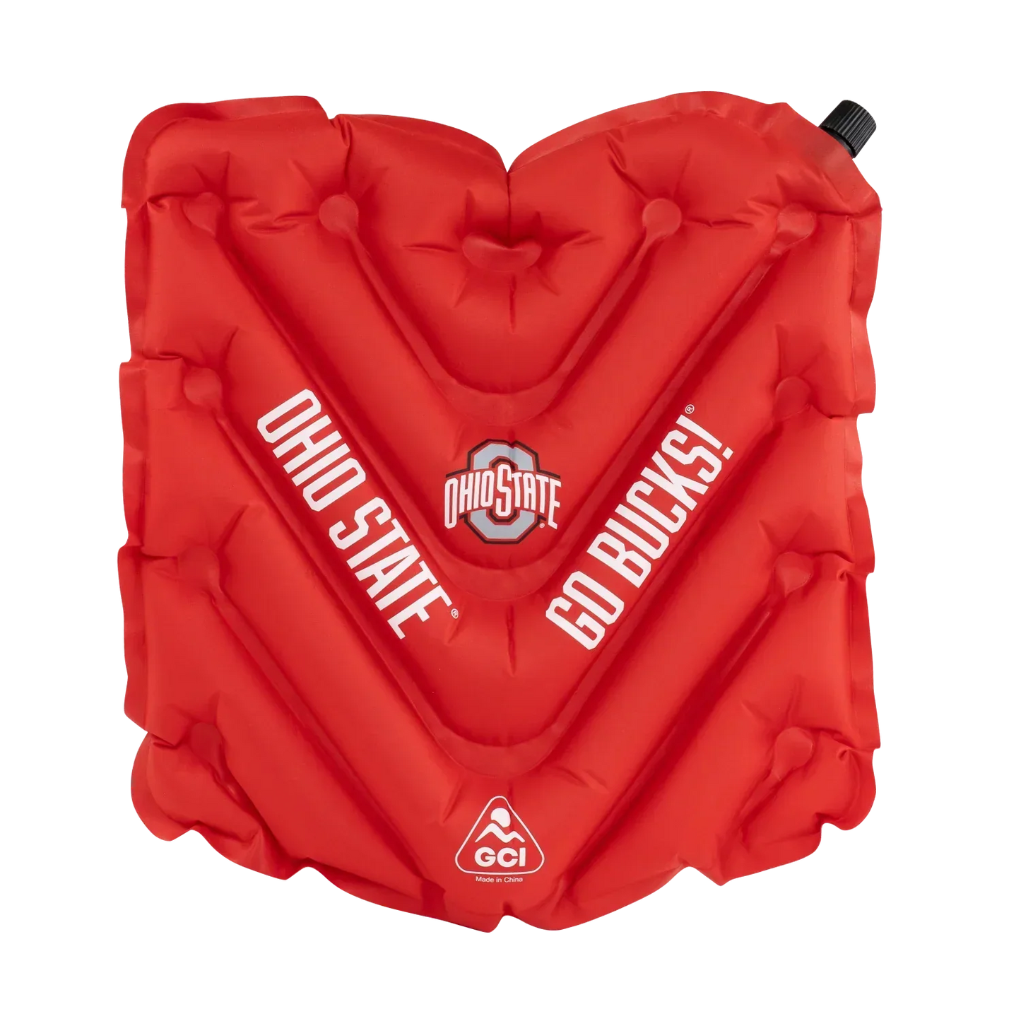 College V Seat™ Inflatable Stadium Cushion - Ohio State Buckeyes - Race Day Ease