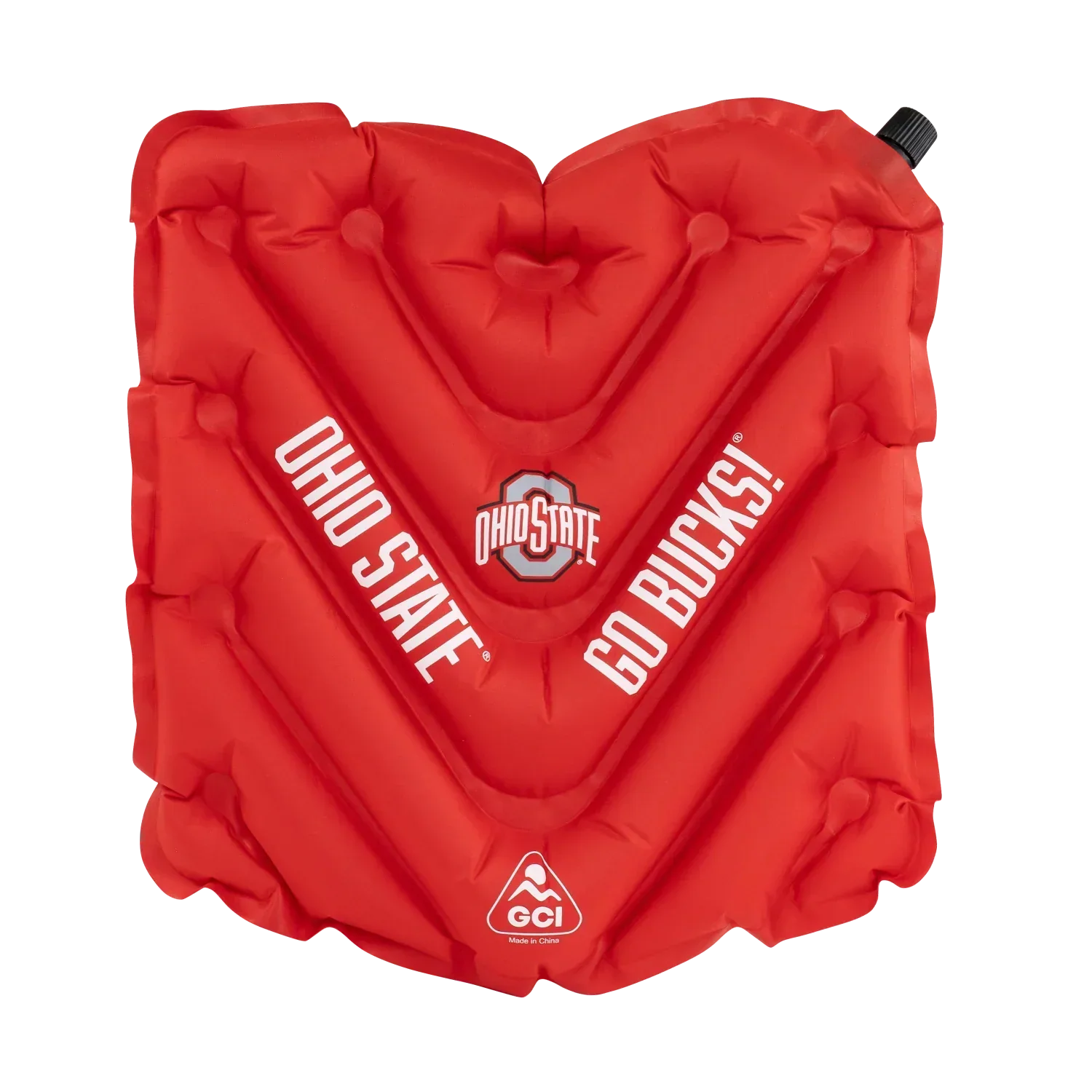 College V Seat™ Inflatable Stadium Cushion - Ohio State Buckeyes - Race Day Ease