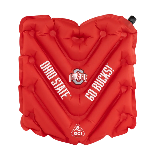 College V Seat™ Inflatable Stadium Cushion - Ohio State Buckeyes - Race Day Ease