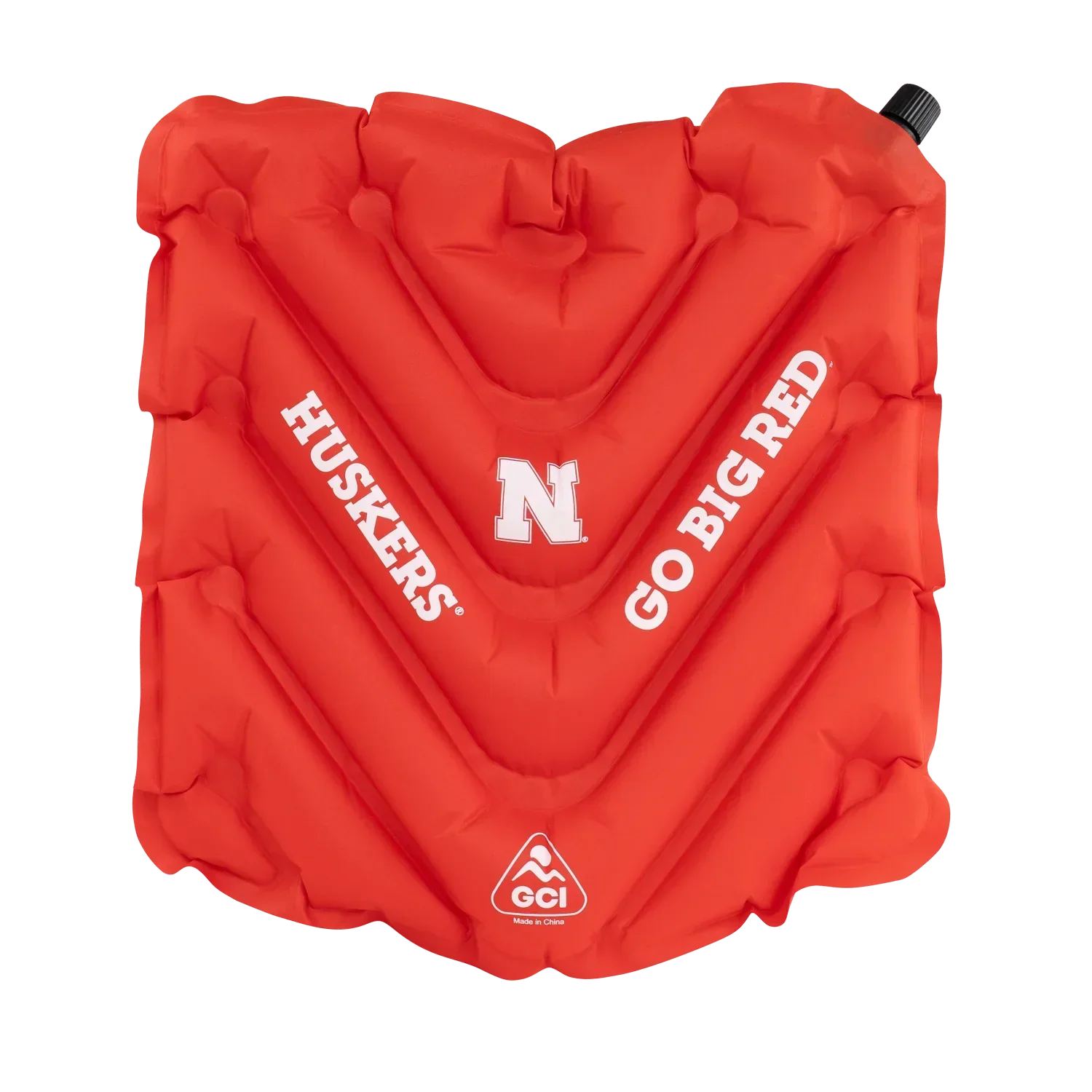College V Seat™ Inflatable Stadium Cushion - Nebraska Cornhuskers - Fan Day Comfort