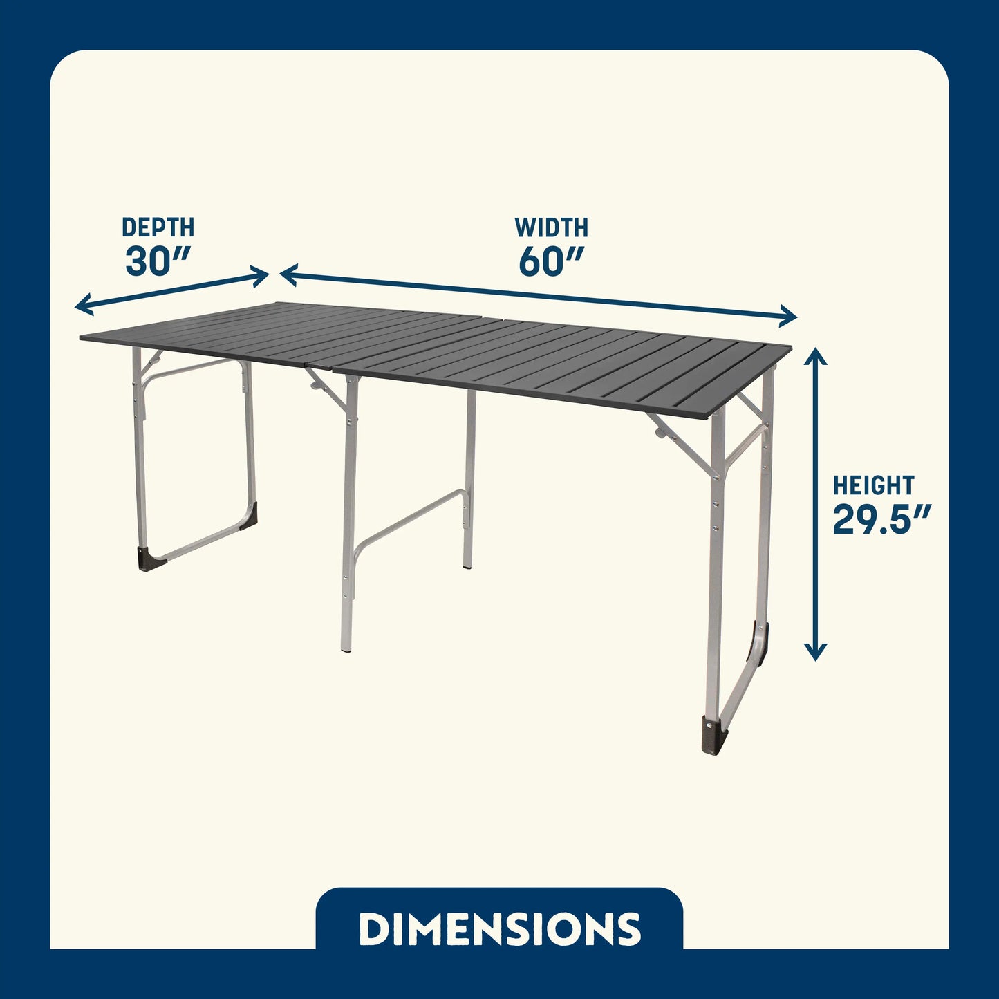 Slim-Fold Table XL™ - Weekend Cook Setup