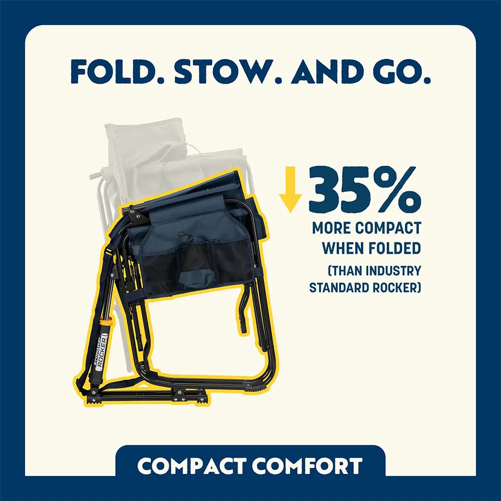 Stowaway Rocker™ - Cozy Camp Style