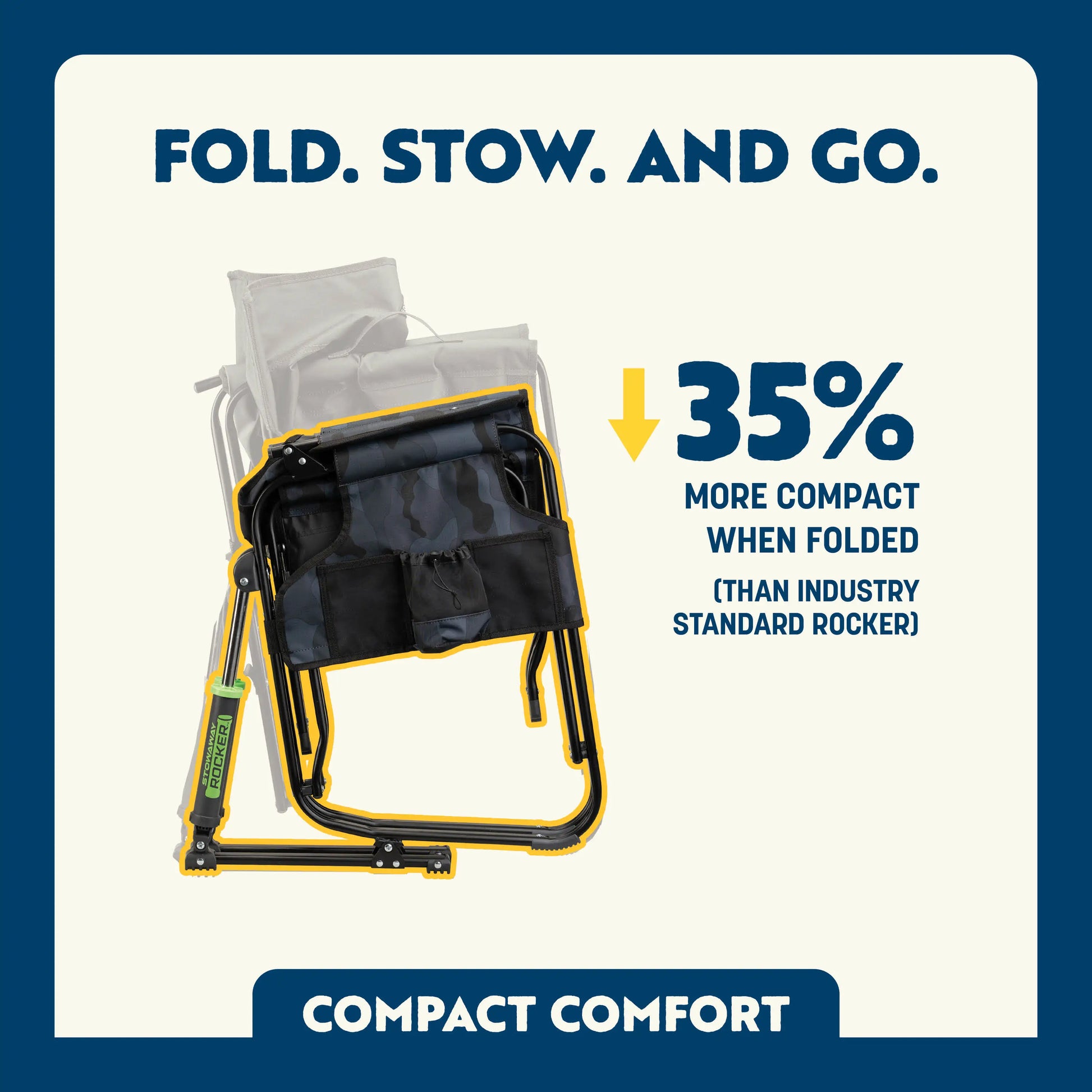 Stowaway Rocker™ - Cozy Camp Style
