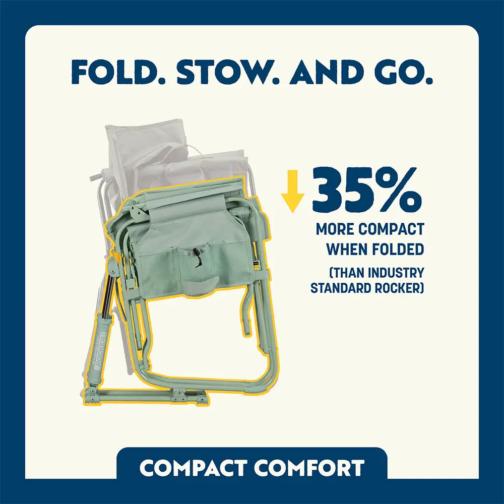 Stowaway Rocker™ - Easy Setup
