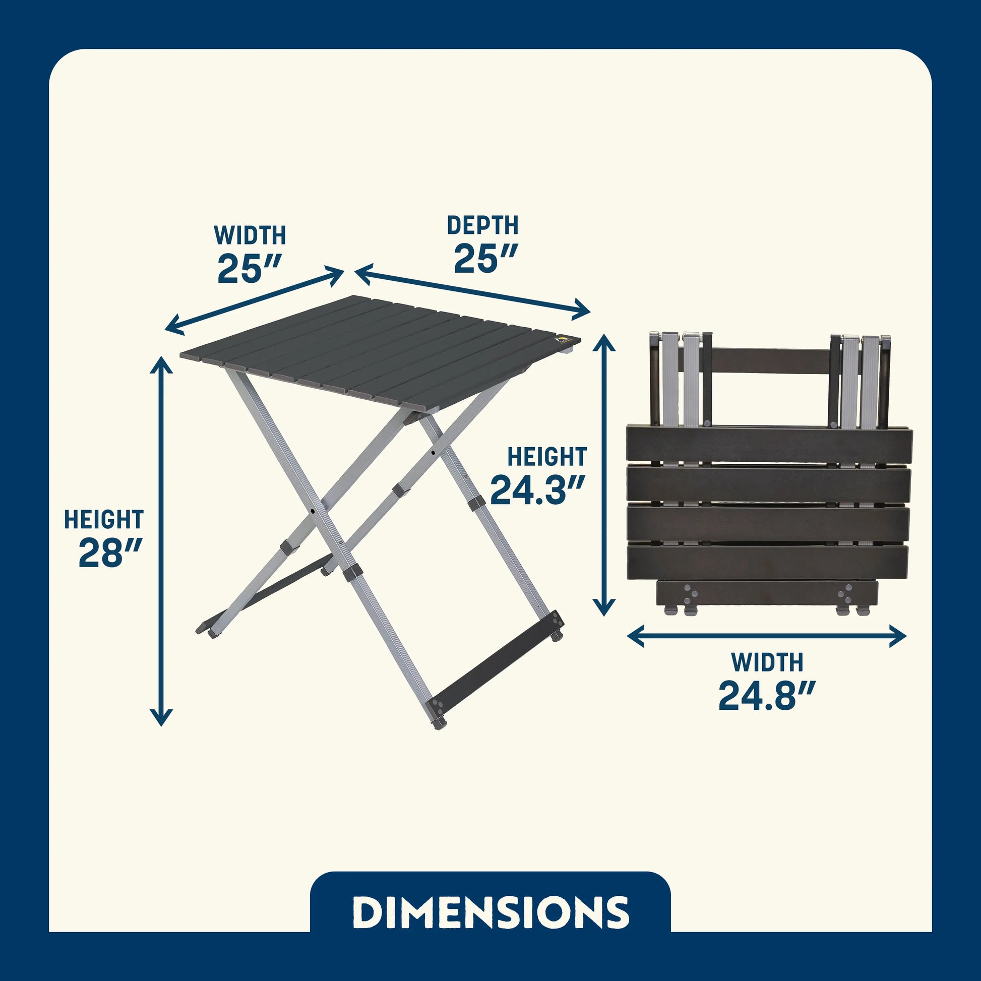 Compact Camp Table 25™ - Event Day Serve