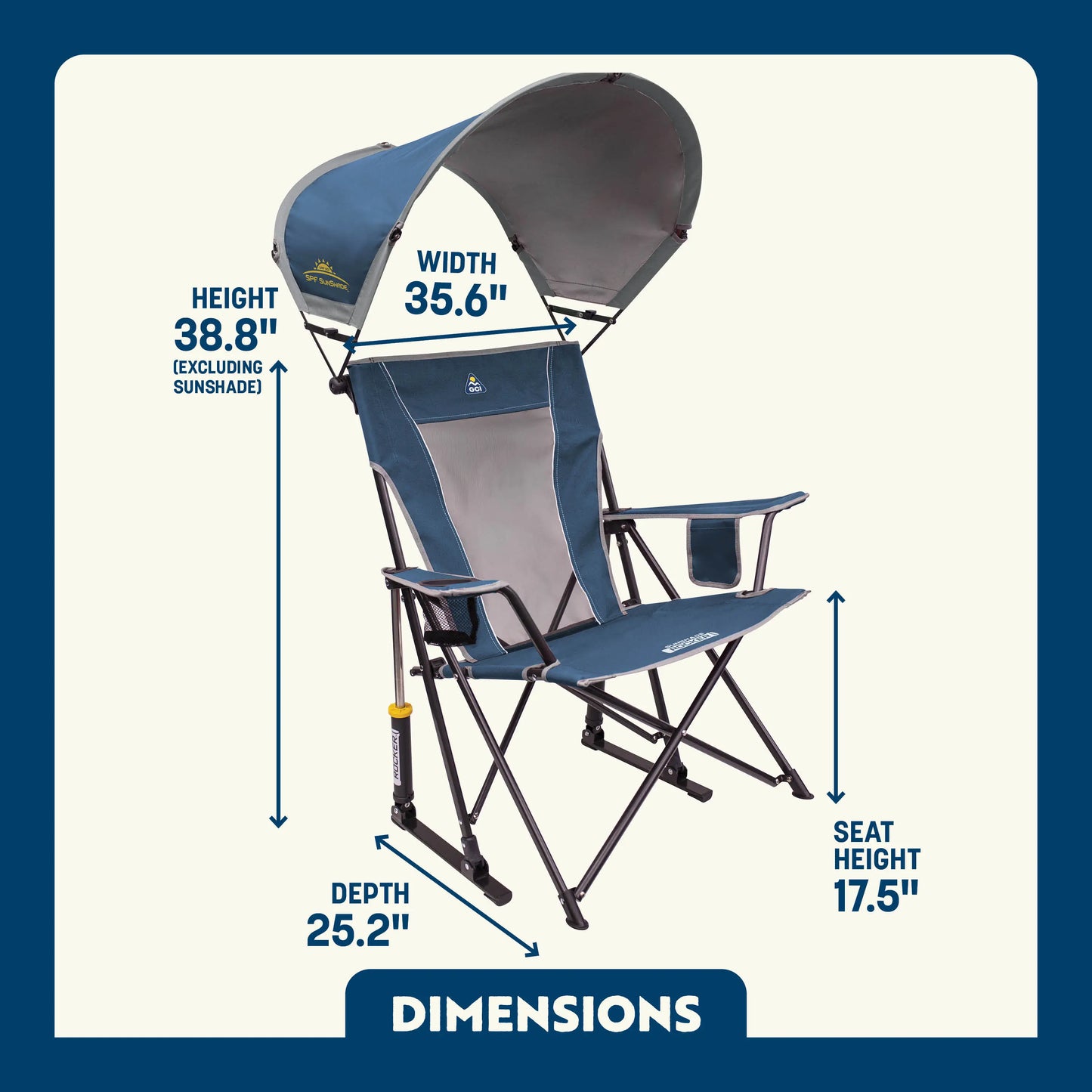 SunShade Rocker™ - Open Air Shelter