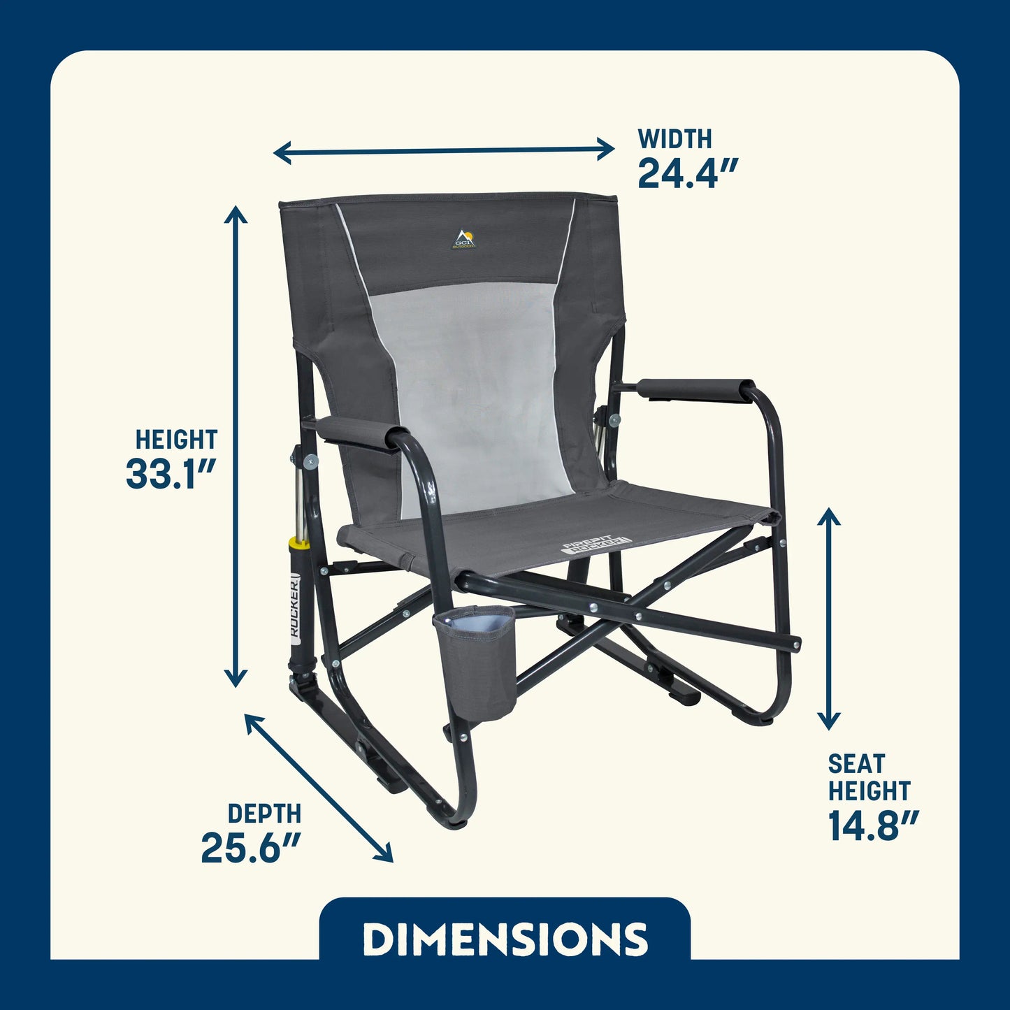 FirePit Rocker™ - Evening Comfort