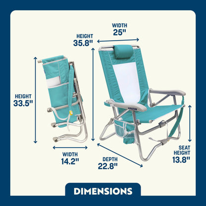 Bi-Fold Beach Chair™ - Shoreline Retreat