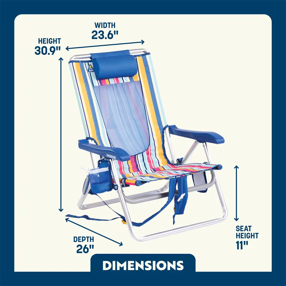 Backpack Beach Chair™ - Beach Day Comfort