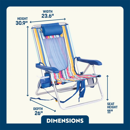 Backpack Beach Chair™ - Beach Day Comfort