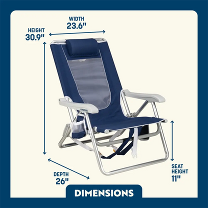 Backpack Beach Chair™ - Beach Day Comfort