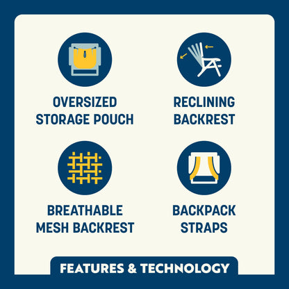Backpack Beach Chair™ - Beach Day Comfort