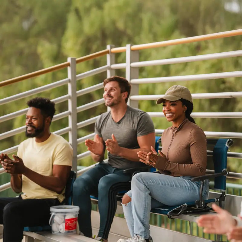 Big Comfort Stadium Chair™ with Armrests - Fan Day Ready