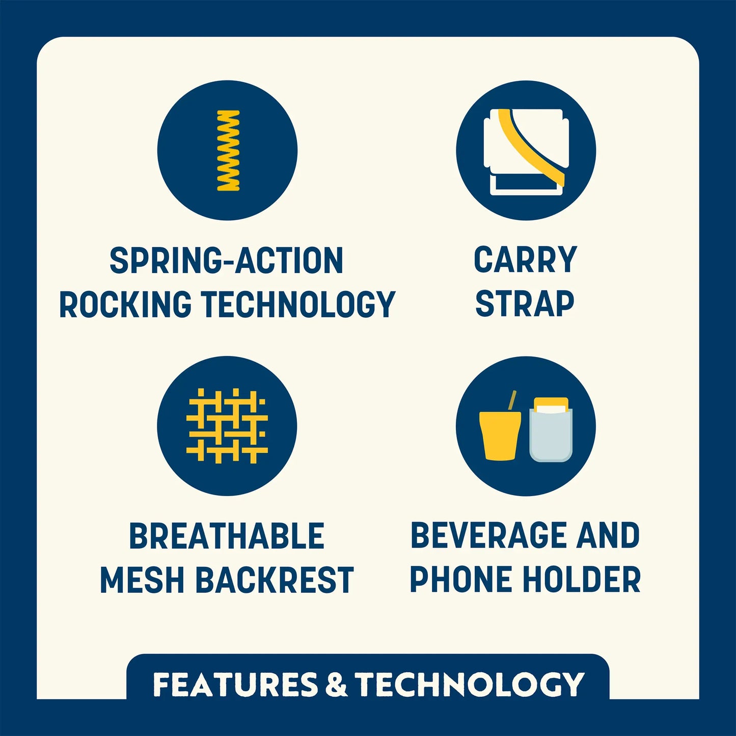 Comfort Pro Rocker™ - Porch Side Ease