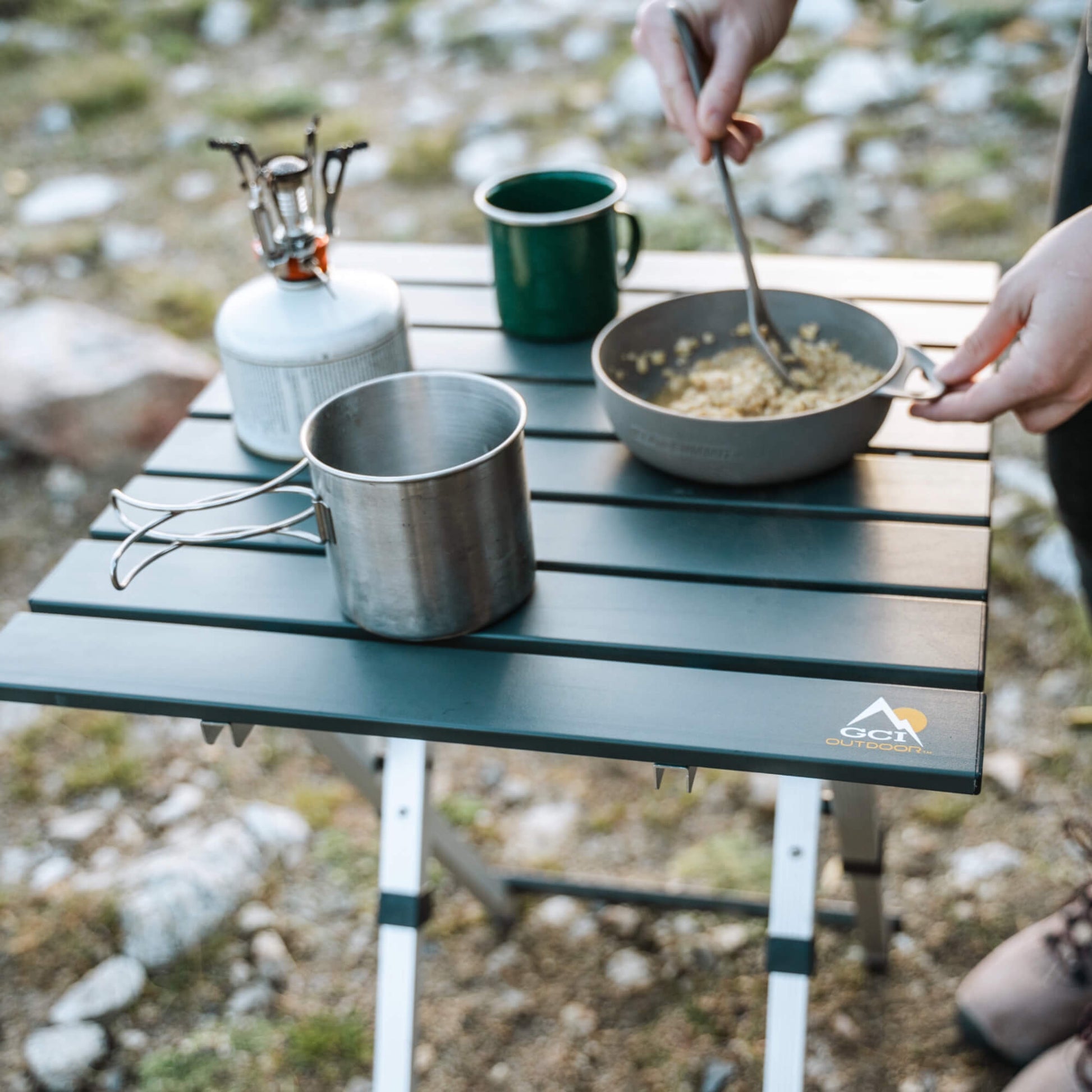 Compact Camp Table 20™ - Camp Table Ready
