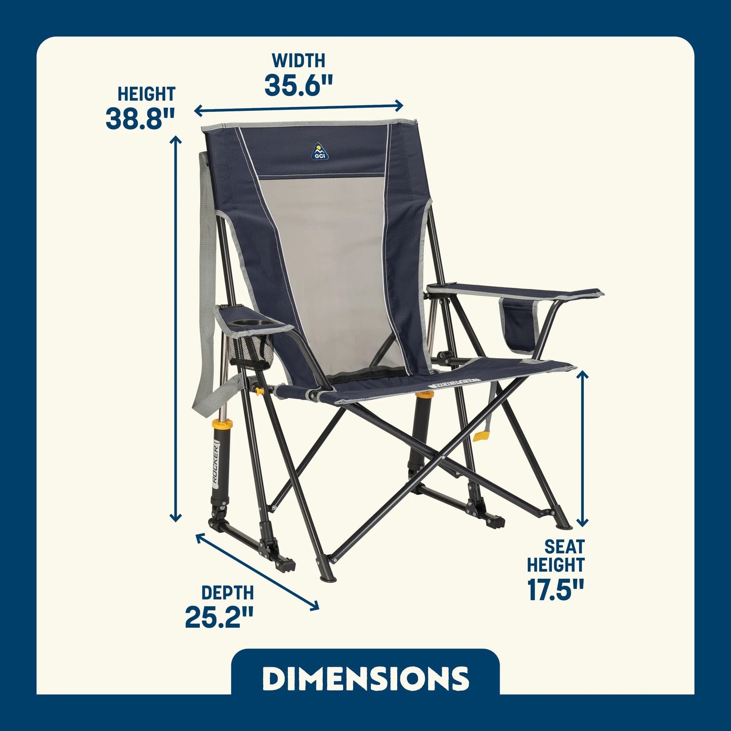 Comfort Pro Rocker™ - Porch Side Ease