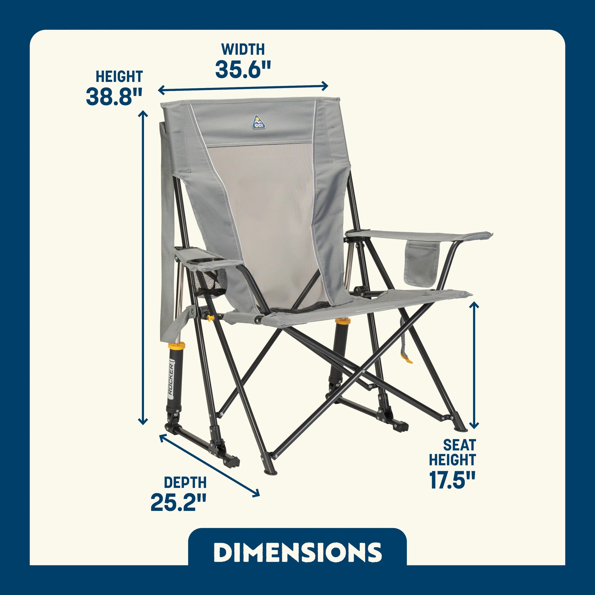 Comfort Pro Rocker™ - Porch Side Ease