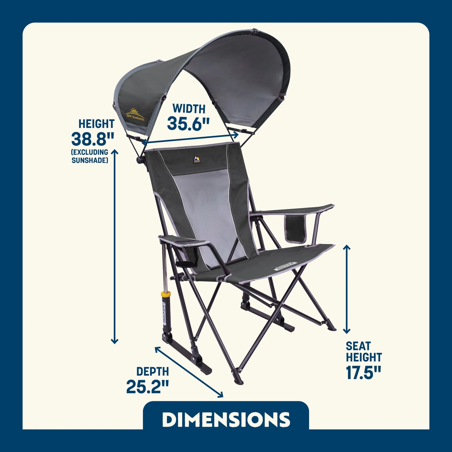 SunShade Rocker™ - Open Air Shelter