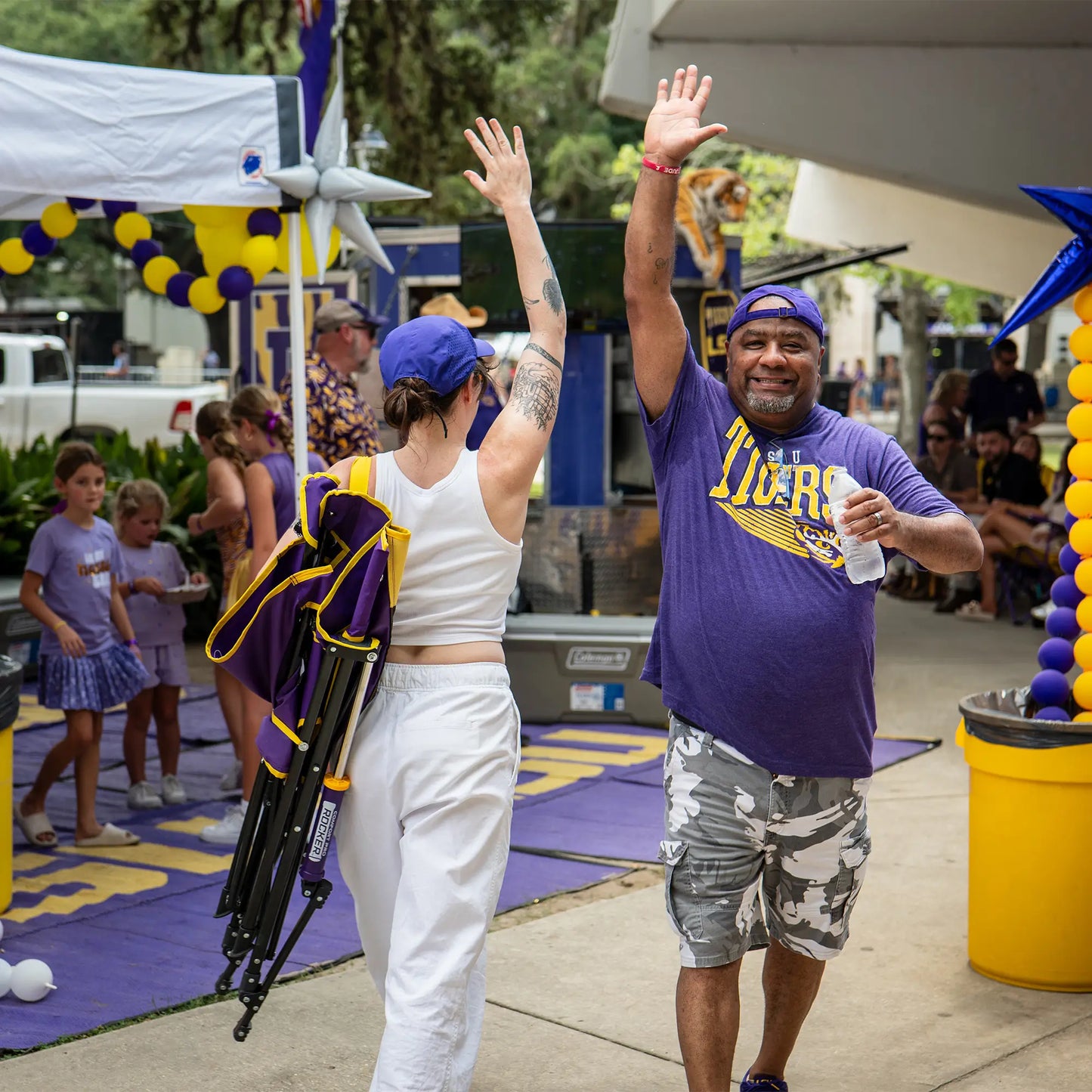 College Comfort Pro Rocker™ - LSU Tigers - Stadium Side Ready