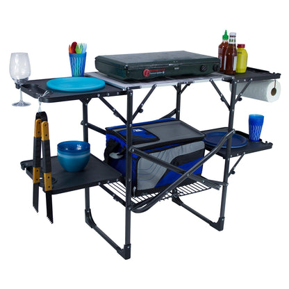 Slim-Fold Cook Station™ - Cookout Ready