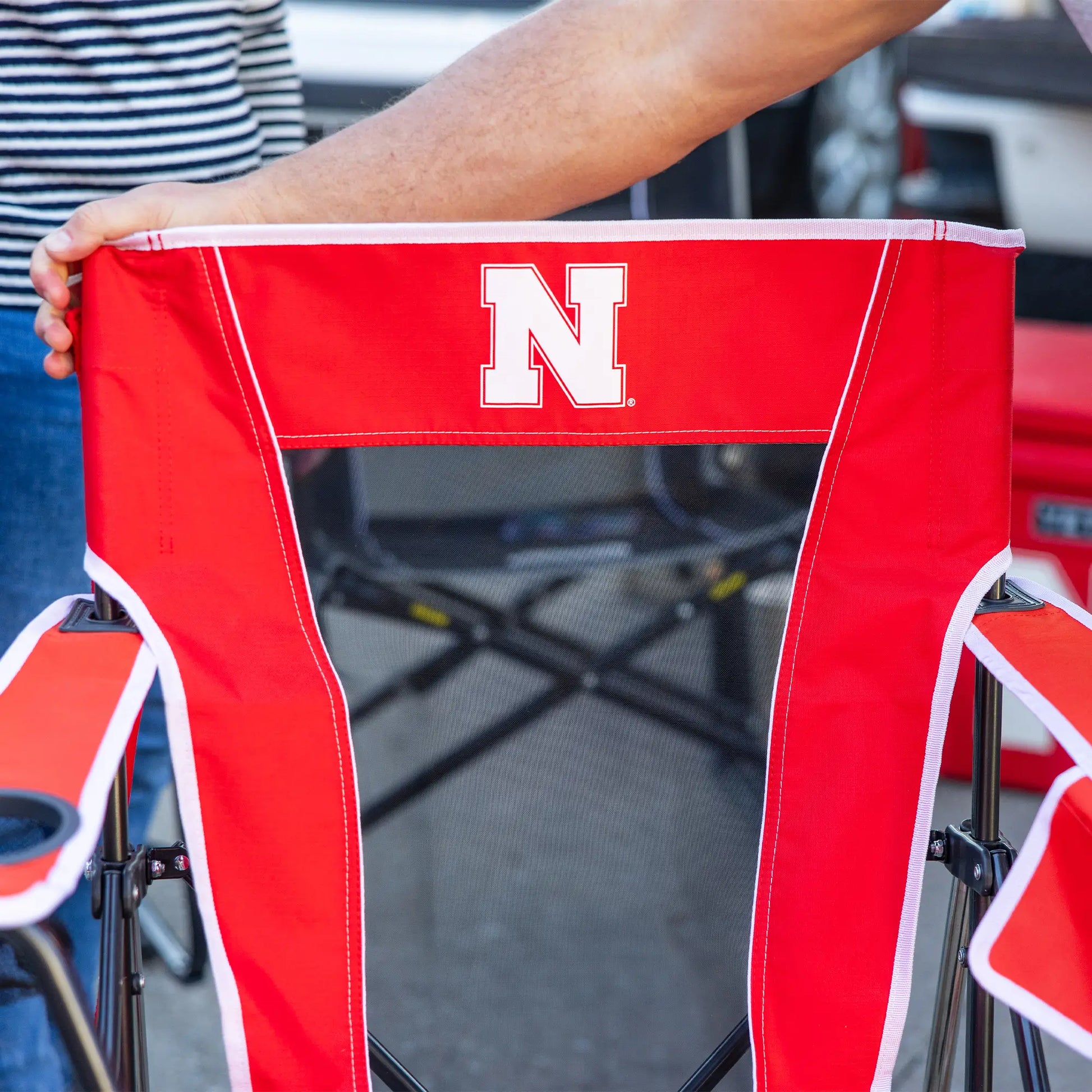College Comfort Pro Rocker™ - Nebraska Cornhuskers - Home Team Ready