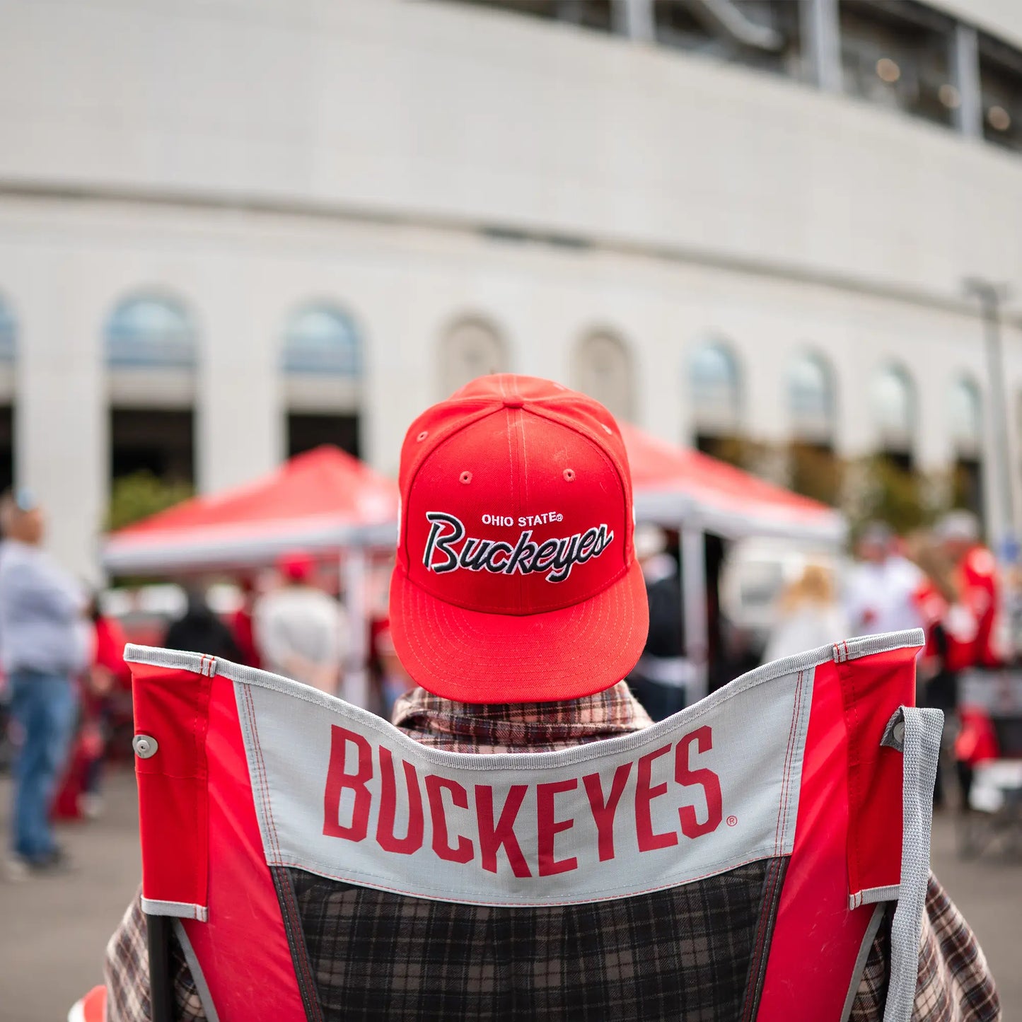 College Comfort Pro Rocker™ - Ohio State Buckeyes - Trackside Style