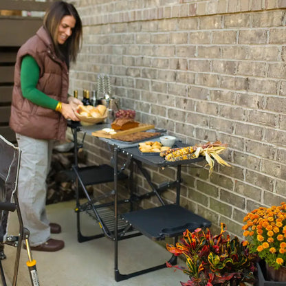 Slim-Fold Cook Station™ - Cozy Style