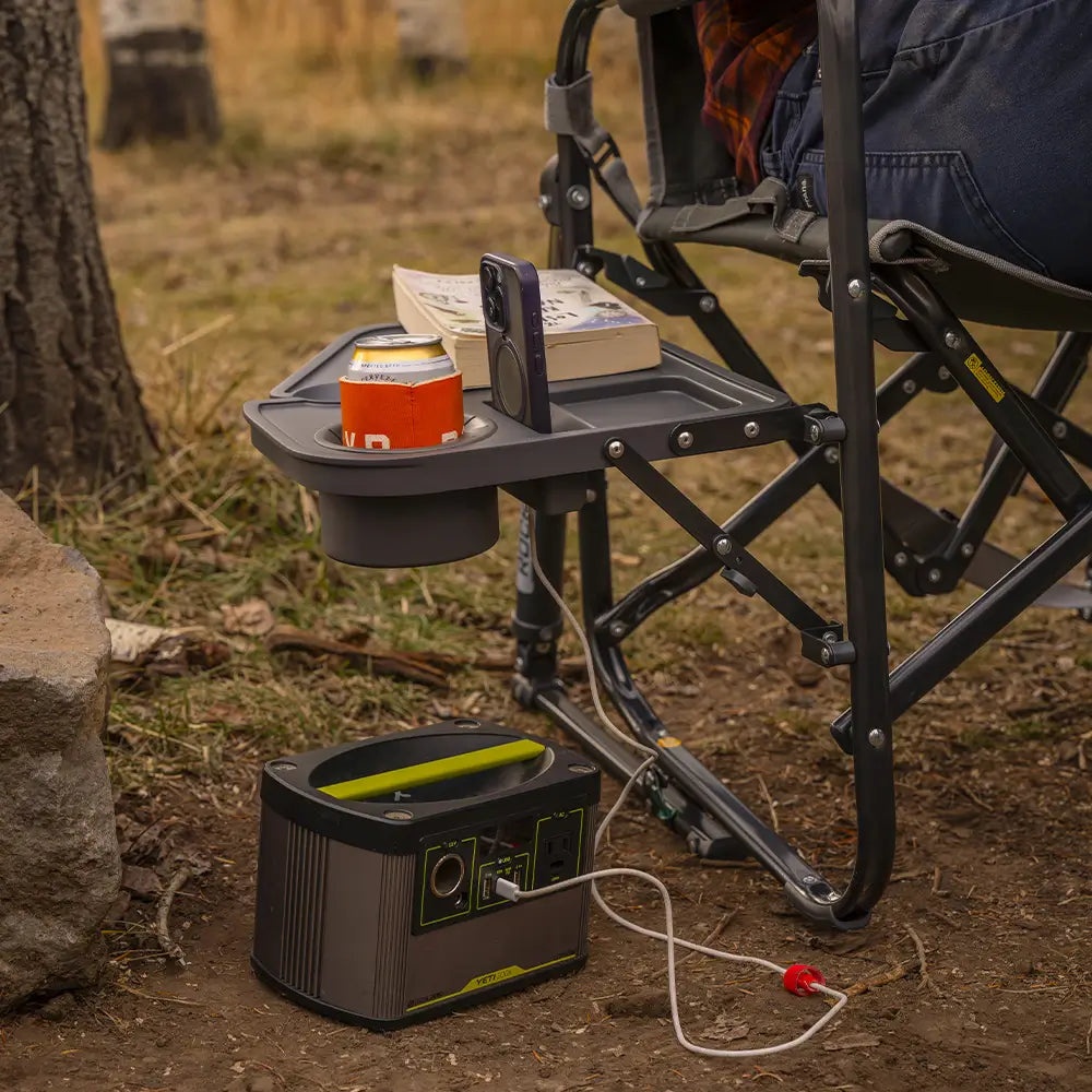 Stowaway Rocker™ with Side Table - Backyard Prep