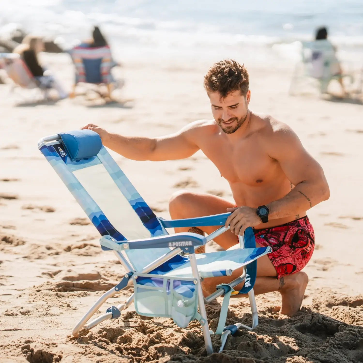 Bi-Fold Beach Chair™ - Shoreline Retreat