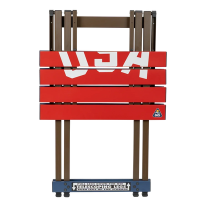 Compact Camp Table 20™ - USA Anniversary Deluxe - Travel Camp Setup