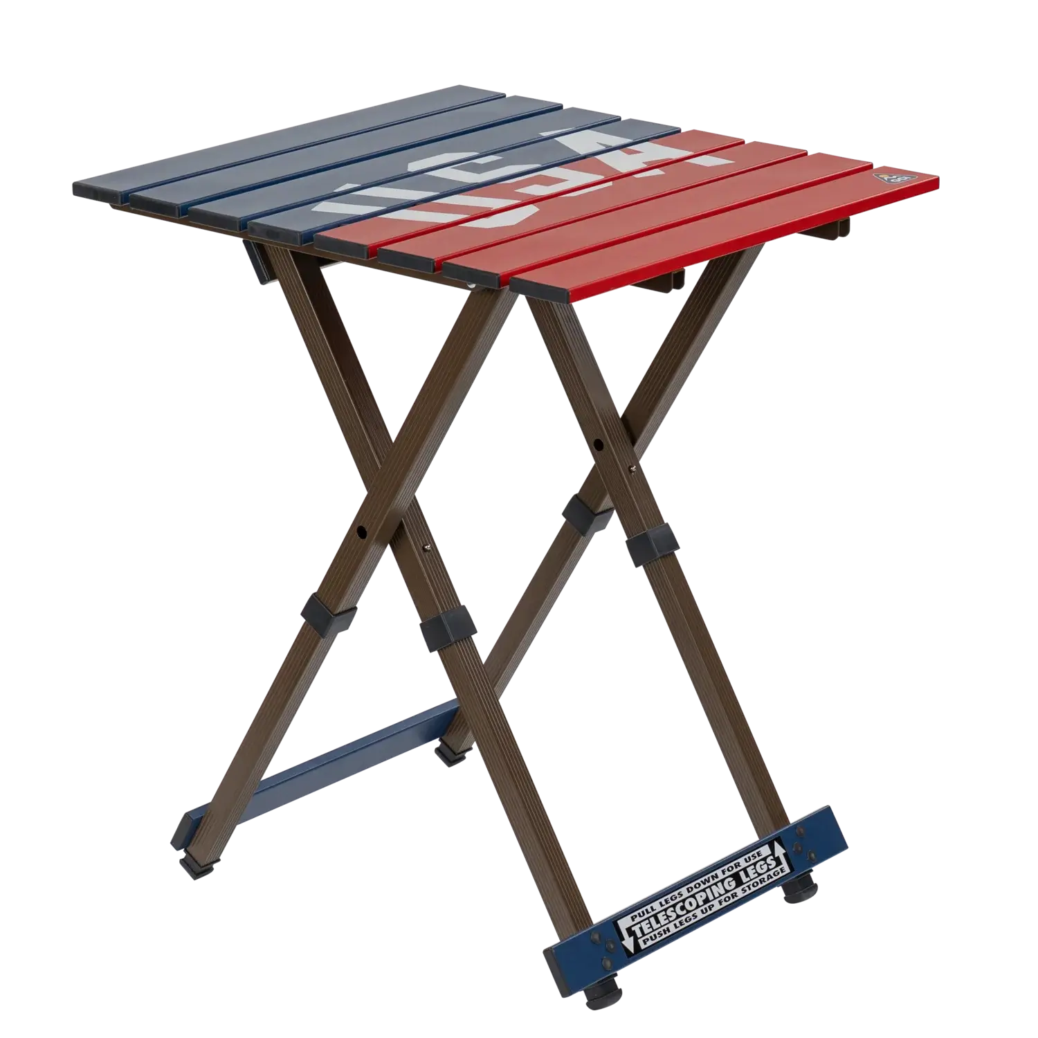 Compact Camp Table 20™ - USA Anniversary Deluxe - Travel Camp Setup