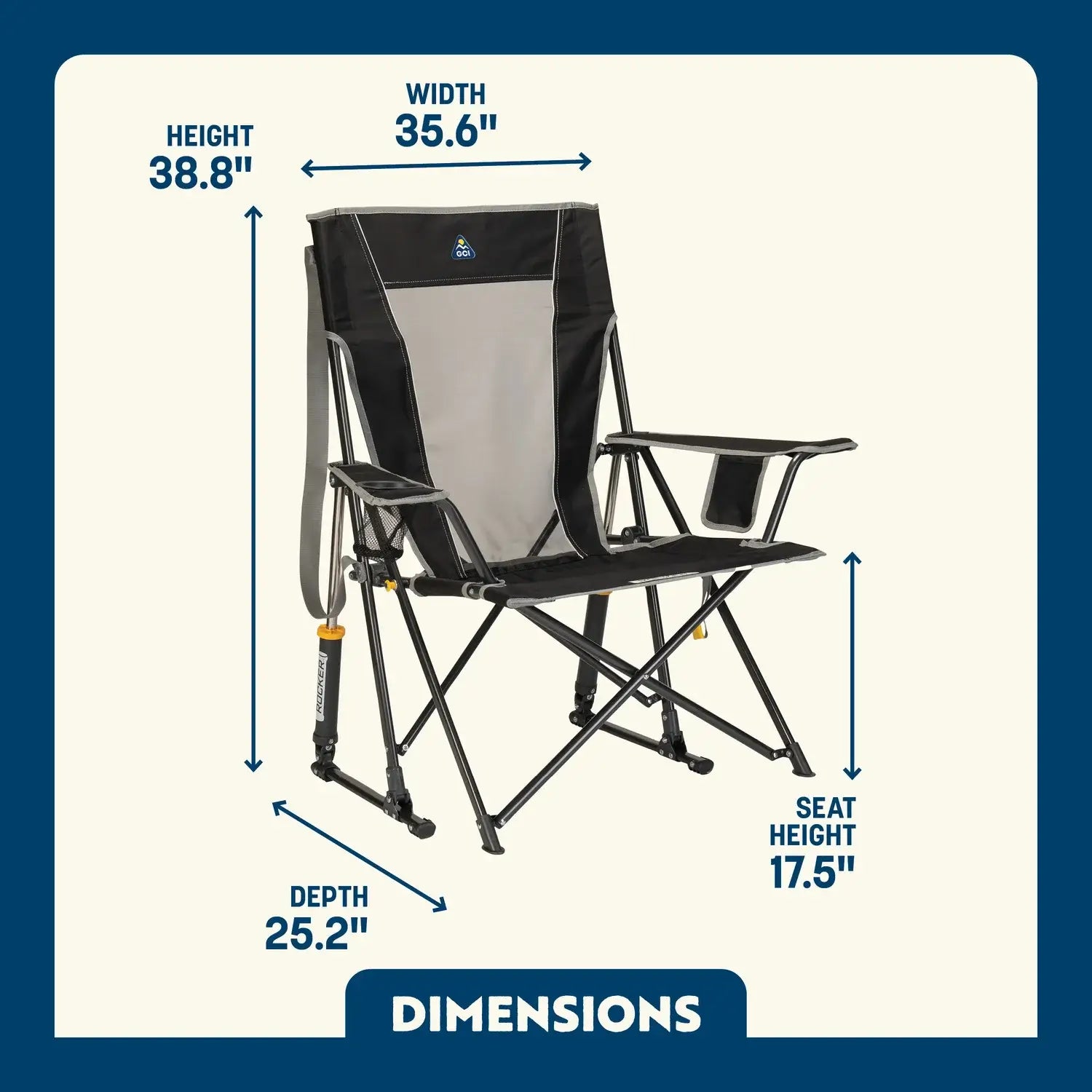 Comfort Pro Rocker™ - Porch Side Ease