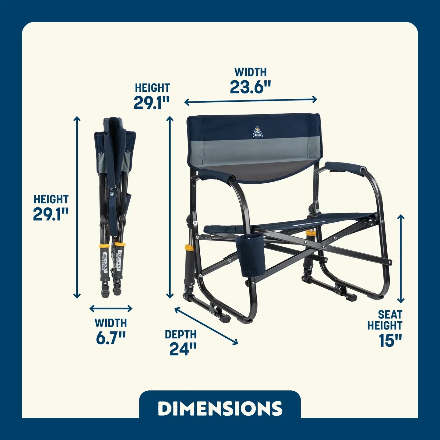 Grab & Go Rocker™ - Patio Style