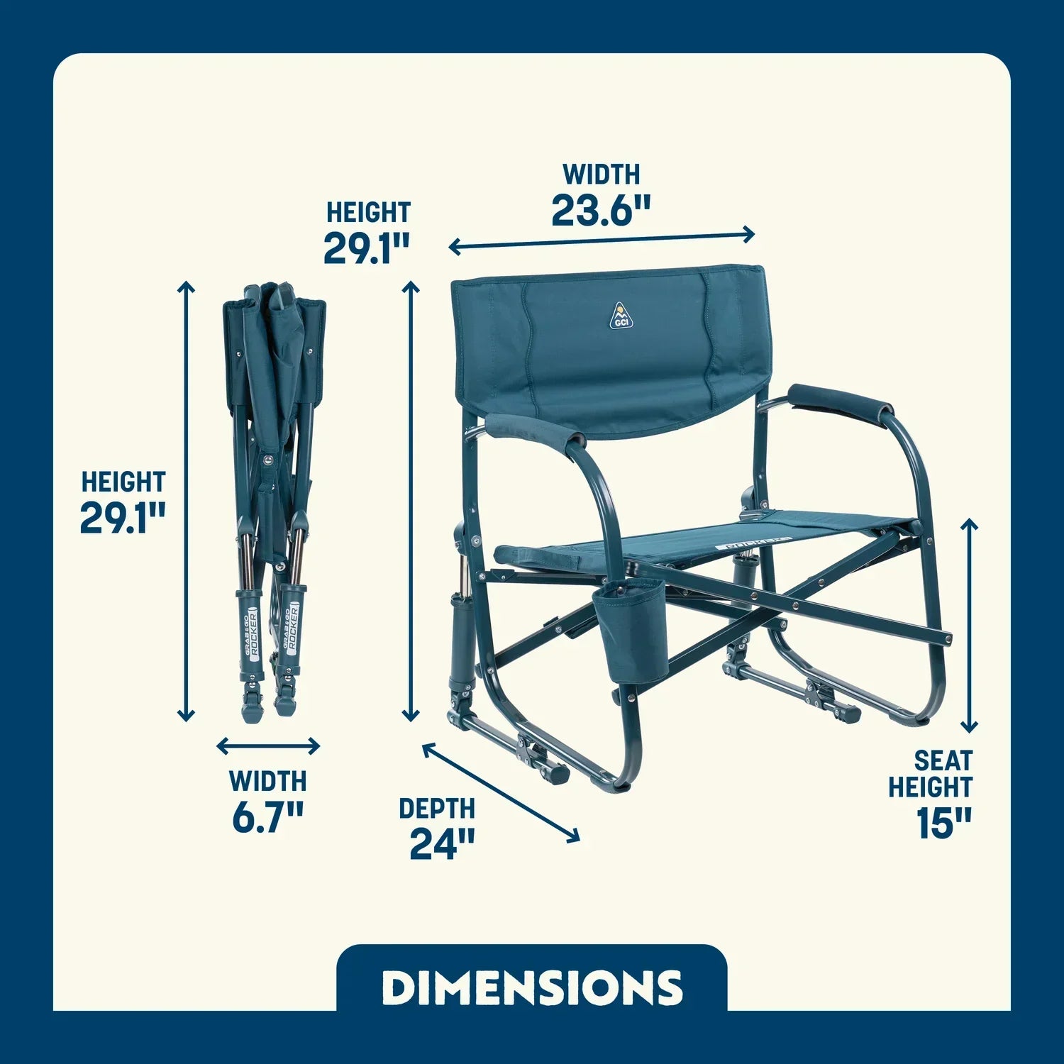 Grab & Go Rocker™ - Patio Style