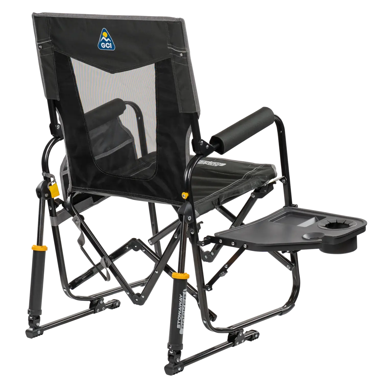 Stowaway Rocker™ with Side Table - Backyard Prep