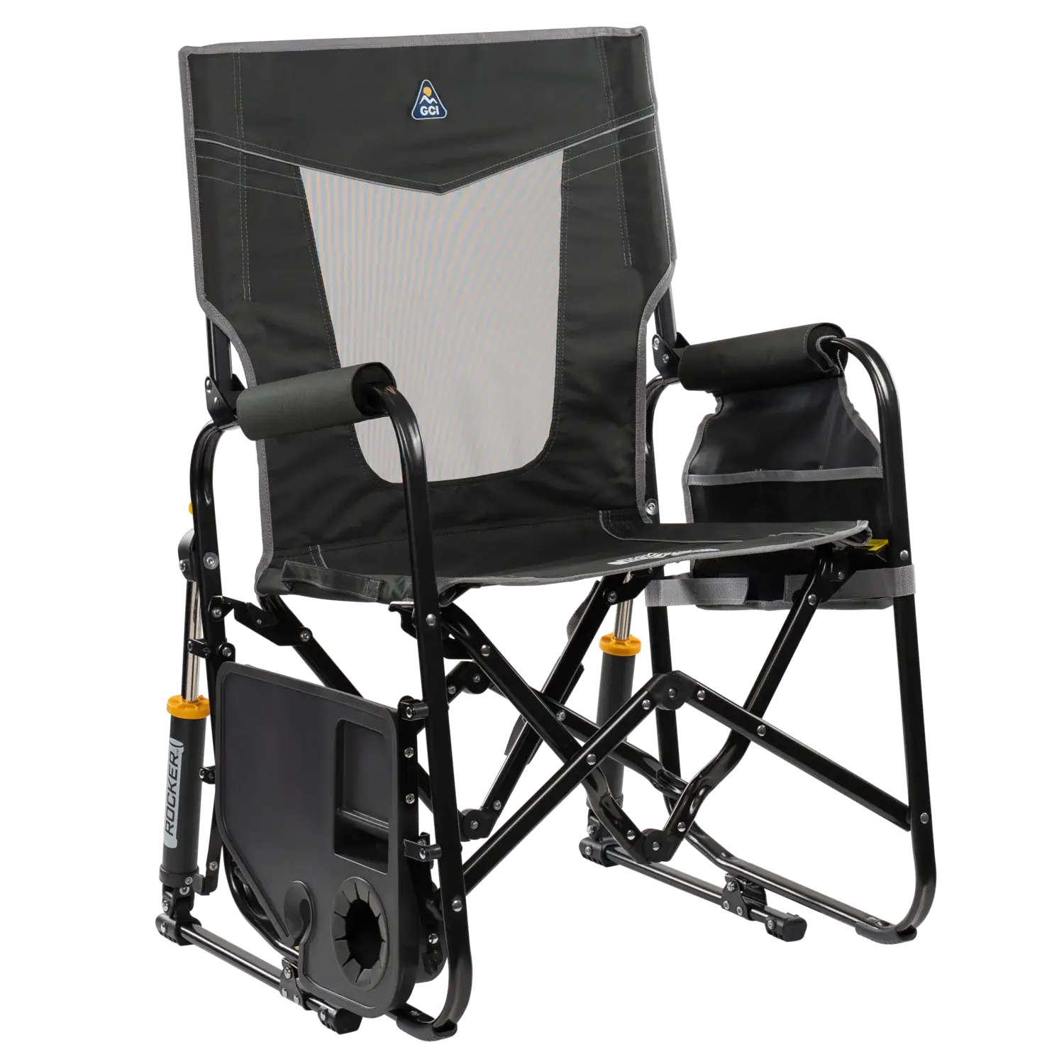 Stowaway Rocker™ with Side Table - Backyard Prep