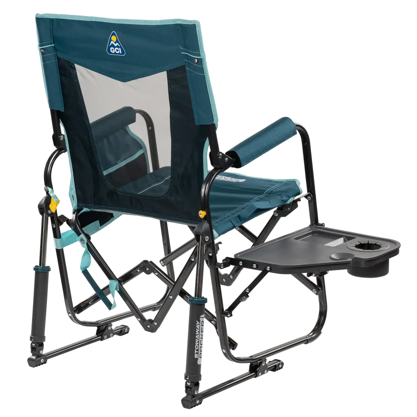 Stowaway Rocker™ with Side Table - Backyard Prep