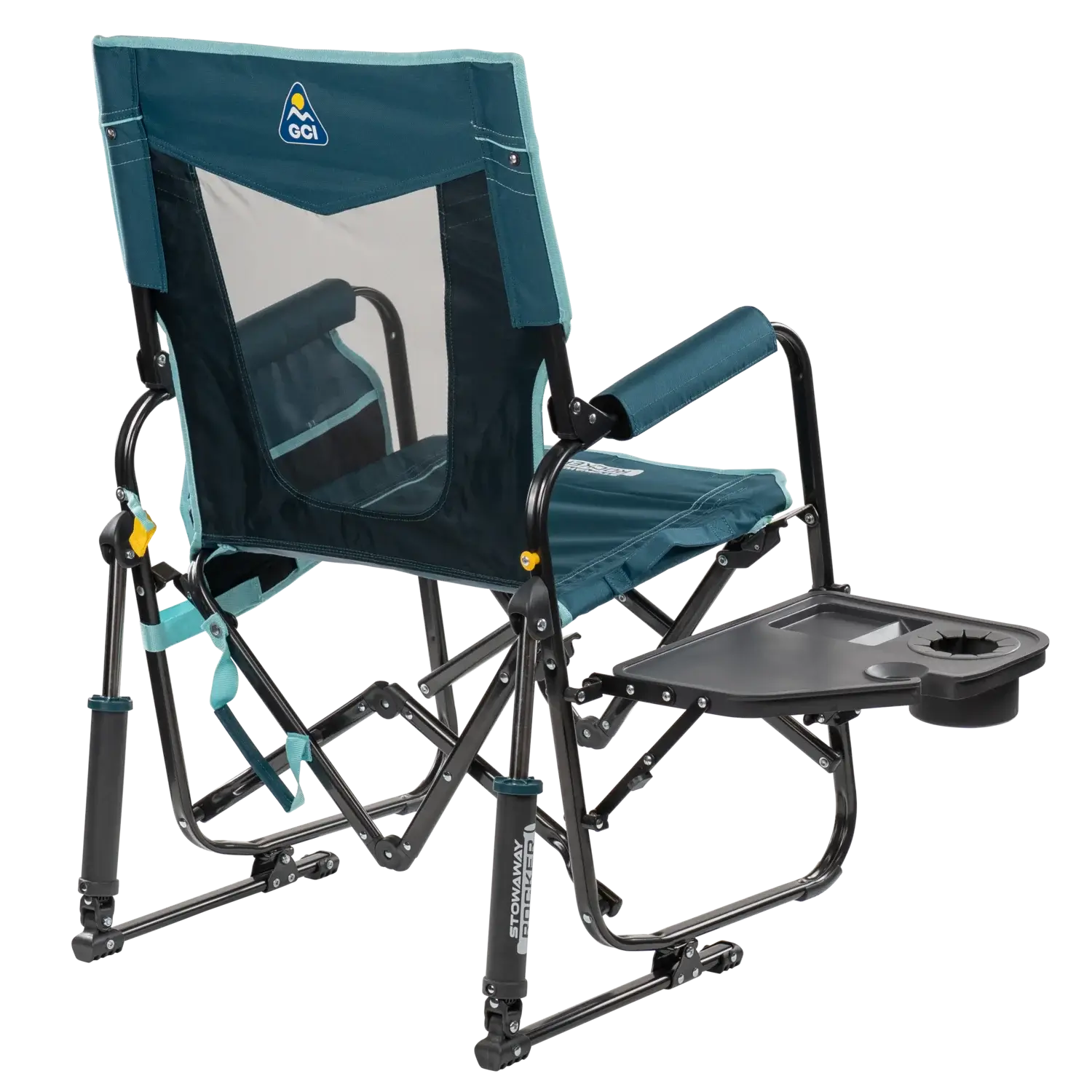 Stowaway Rocker™ with Side Table - Backyard Prep
