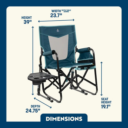 Stowaway Rocker™ with Side Table - Backyard Prep
