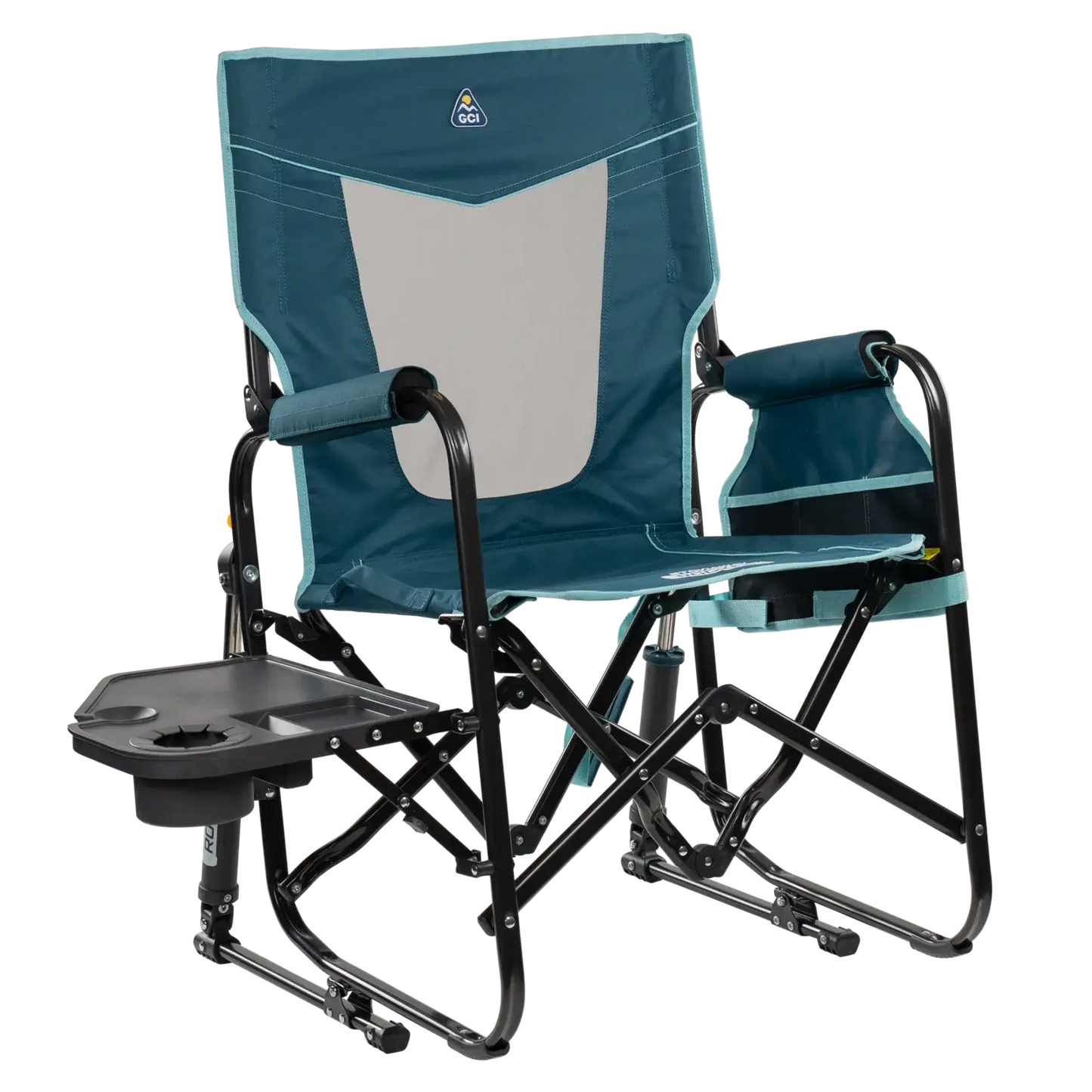 Stowaway Rocker™ with Side Table - Backyard Prep