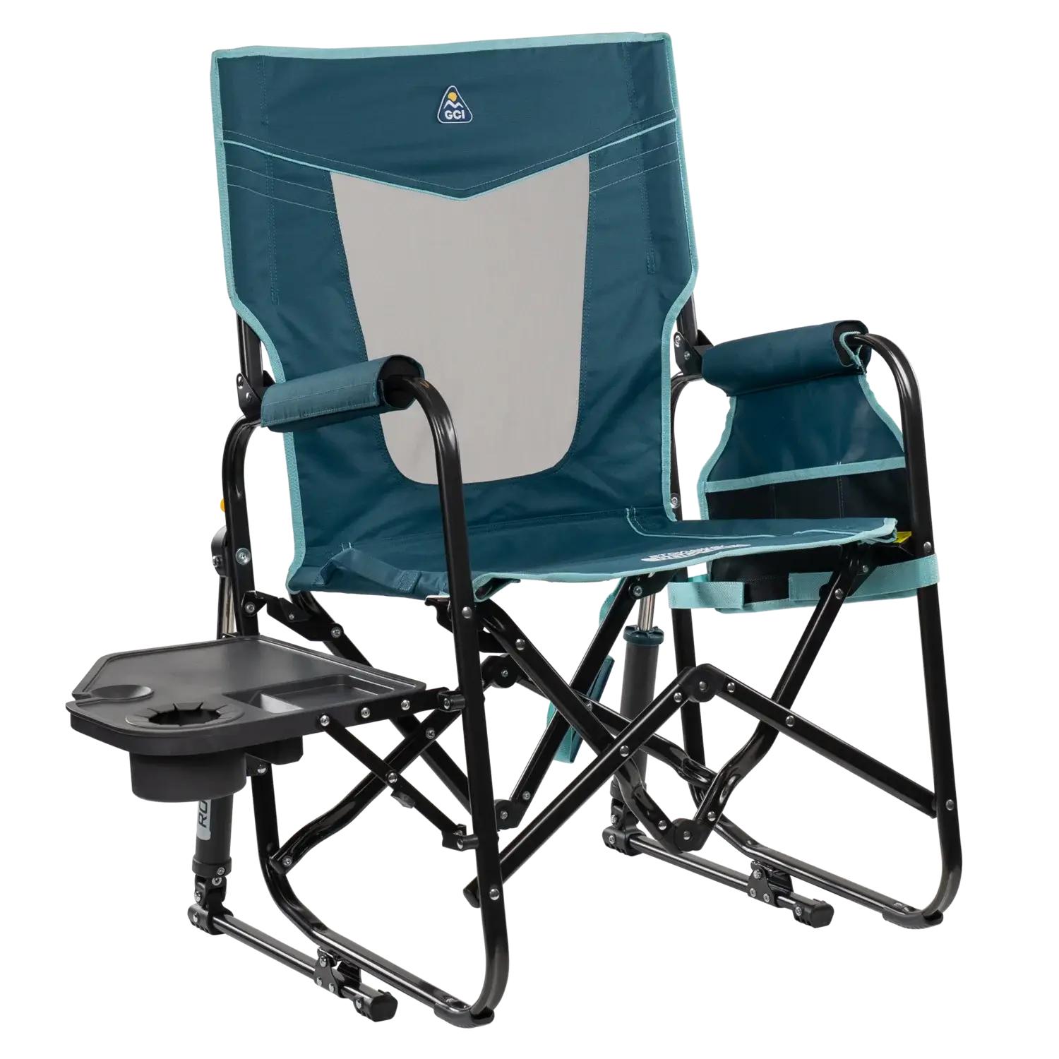 Stowaway Rocker™ with Side Table - Backyard Prep