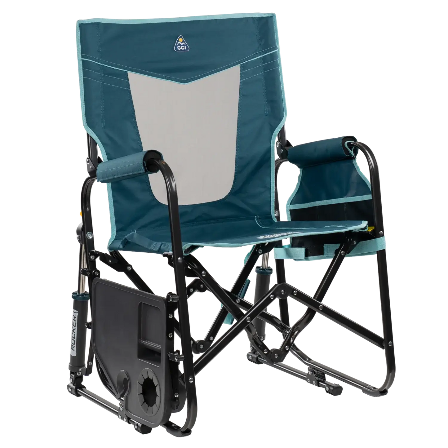 Stowaway Rocker™ with Side Table - Backyard Prep