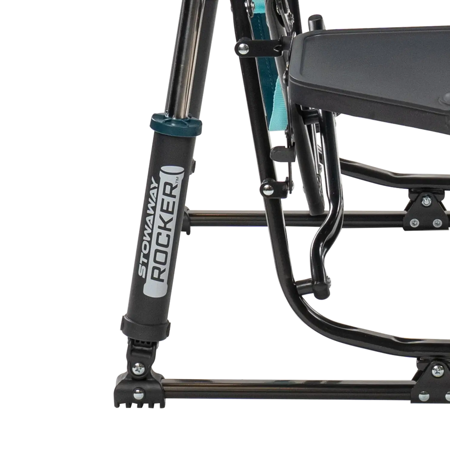 Stowaway Rocker™ with Side Table - Backyard Prep