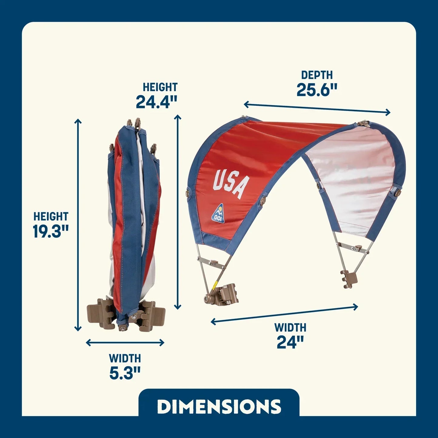 SunShade Accessory™ - USA Anniversary Deluxe - Summer Cover